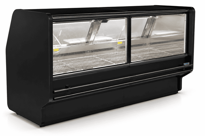 square glass deli display premium food display cabinet modern deli showcase retail food display refcab